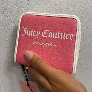 Juicy Couture Pink Los Angeles Zip Wallet